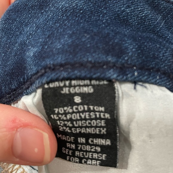 Rue 21 High Rise Jegging size 8 - Picture 3 of 3